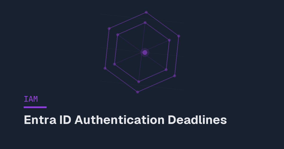 Entra ID Authentication Deadlines - IAM | Korthcore